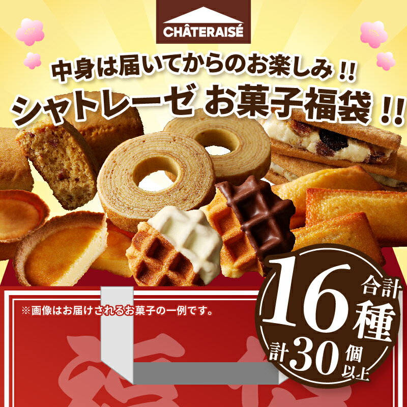【ふるさと納税】 〈高評価★4.56〉 福袋 母の日 シャトレーゼ ＼ふるさと納税限定／ 数量限定 大容量 オリジナル 食べ比べ 詰合せ セット 16種 30個以上 セット 菓子 洋菓子 焼き菓子 スイーツ アソート 冷蔵 贈答 ギフト お歳暮 お年賀 有名店 k066-069 - 画像3