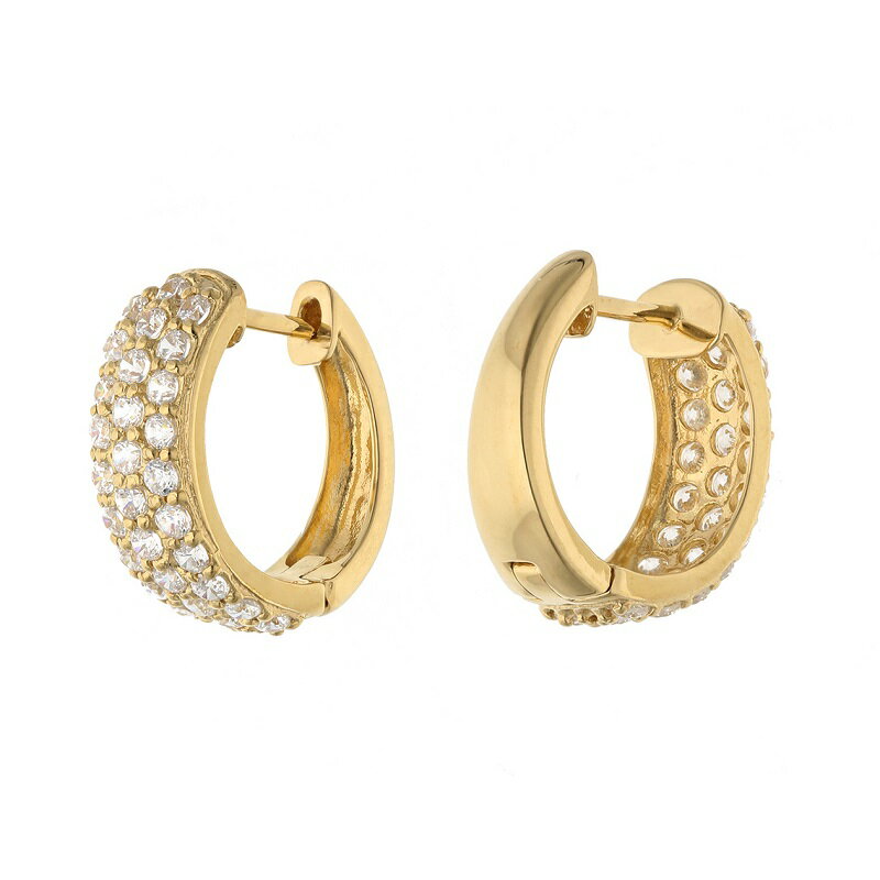 【ふるさと納税】＜ 甲府ジュエリー ＞ ピアス ダイヤモンド レディース ジュエリー アクセサリー 大人 シンプル 上品 K18 ダイヤ ギフト プレゼント 贈り物 誕生日 ジュエリーケース付 保証書付 k094-089 サムネイル3