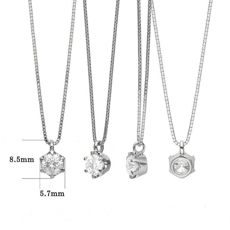 【ふるさと納税】＜ 甲府ジュエリー ＞ ネックレス ペンダント ダイヤモンド ジュエリー レディース アクセサリー 0.5ct 選べる 地金 プラチナ K18 イエローゴールド スライド調整 ギフト プレゼント ジュエリーケース付 鑑別書付 保証書付 k094-177 サムネイル3