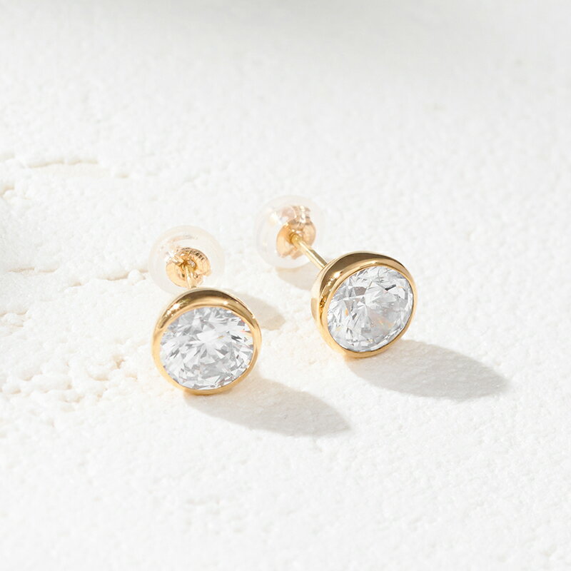 【ふるさと納税】＜ 甲府ジュエリー ＞ ピアス ジュエリー レディース アクセサリー ダイヤモンド 計 2.0ct K18 イエローゴールド スタッドピアス 存在感 ゴージャス カジュアル セミフォーマル ギフト プレゼント ジュエリーケース付 鑑定書付 保証書付 k094-212 サムネイル3