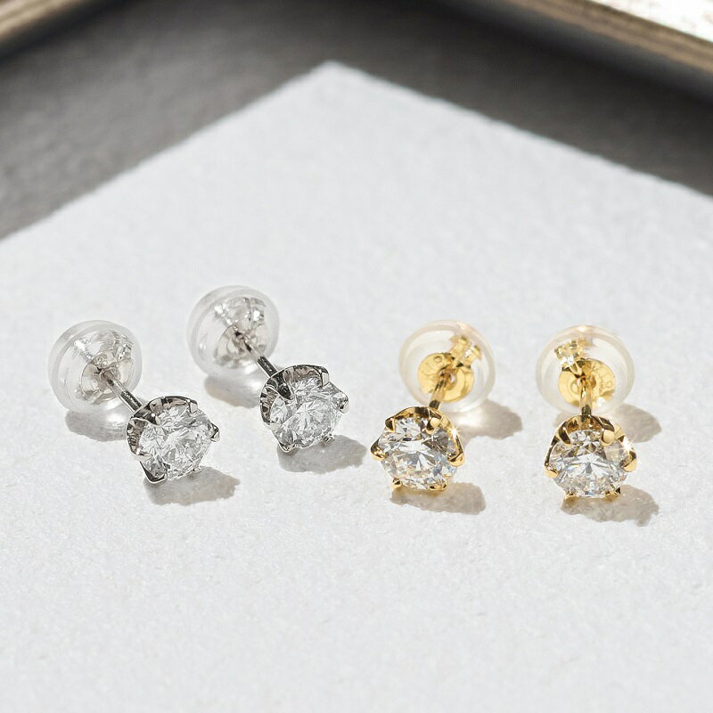 【ふるさと納税】＜ 甲府ジュエリー ＞ ピアス ジュエリー アクセサリー レディース おしゃれ シンプル デザインピアス K18 イエローゴールド Pt900 プラチナ 選べる地金 ギフト プレゼント ジュエリーケース付 保証書付 鑑別書付 k094-150 サムネイル2