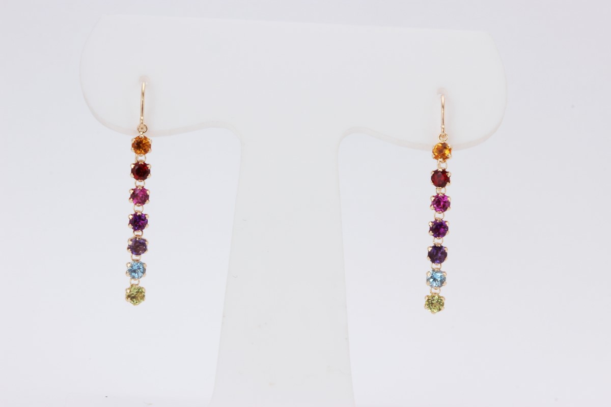 【ふるさと納税】＜ 甲府ジュエリー ＞ ピアス ジュエリー アクセサリー レディース 宝石 厄除け 開運 お守り アミュレット K10 イエローゴールド ギフト プレゼント ジュエリーケース付 保証書付 k101-015 サムネイル2