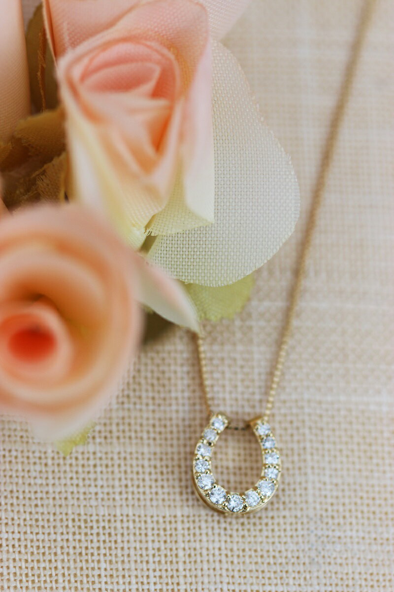 【ふるさと納税】＜ 甲府ジュエリー ＞ ネックレス ペンダント ジュエリー アクセサリー レディース 馬蹄 ホースシュー ダイヤモンド 0.20カラット 幸運 ギフト プレゼント ジュエリーケース付 鑑別書付 保証書付 k101-019 サムネイル2