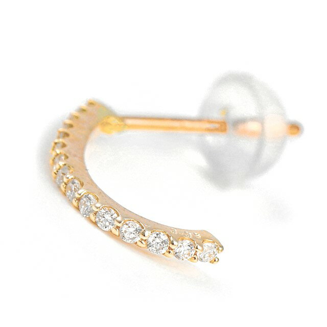 【ふるさと納税】 ピアス ダイヤモンド ジュエリー レディース アクセサリー 0.12ct 天然石 選べる 地金 K10 イエローゴールド ピンクゴールド ホワイトゴールド ラインピアス 良質 普段使い 綺麗 ギフト プレゼント ジュエリーケース付 保証書付 k098-323 サムネイル3