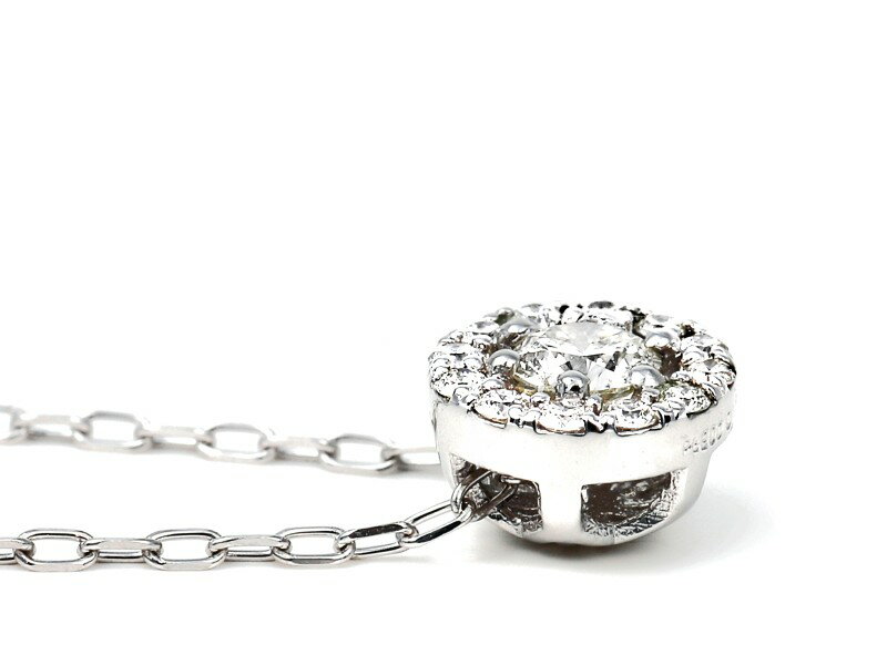 【ふるさと納税】＜ 甲府ジュエリー ＞ ネックレス ペンダント ダイヤモンド ジュエリー アクセサリー レディース プラチナ PT900 PT850 0.15CT 小振り フラワータイプ ギフト プレゼント ジュエリーケース付 鑑別書付 保証書付 k098-356 サムネイル3