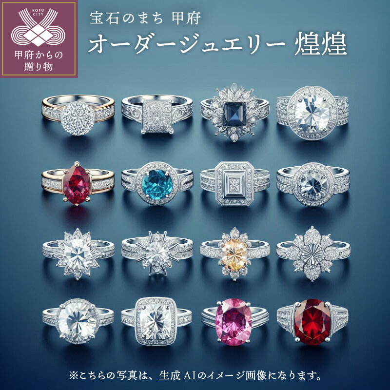 ＜ 甲府ジュエリー ＞ フルオーダー 煌煌 ジュエリー レディース アクセサリー ギフト プレゼント ジュエリーケース付 鑑定書または鑑別書付 保証書付 k098-346