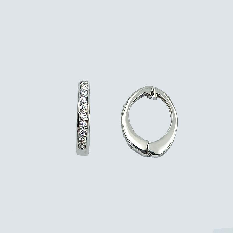 【ふるさと納税】＜ 甲府ジュエリー ＞ イヤリング イヤーカフ レディース ジュエリー アクセサリー プラチナ ダイヤモンド 0.1ct おしゃれ プレゼント ギフト 保証書付 ジュエリーケース付 ギフトバック付 k102-068 サムネイル2