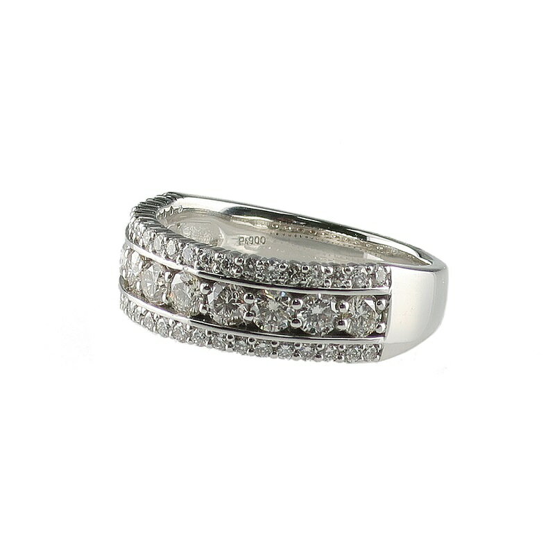 【ふるさと納税】＜ 甲府ジュエリー ＞ リング 指輪 レディース プラチナ PT950 ダイヤモンド ジュエリー アクセサリー 1.0ct 天然ダイヤ ジュエリーケース付 鑑別書付 保証書付 k120-045 サムネイル3