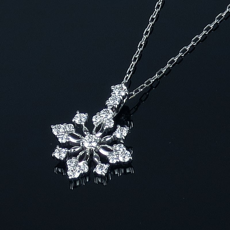 【ふるさと納税】＜ 甲府ジュエリー ＞ ペンダント ネックレス レディース おしゃれ ダイヤモンド 0.20ct プラチナ ギフト ラッピング プレゼント 贈り物 記念日 ジュエリーケース付 鑑別書付 保証書付 k120-026 サムネイル3