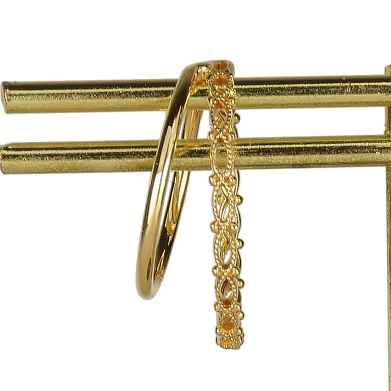 【ふるさと納税】＜ 甲府ジュエリー ＞ イヤーカフ ジュエリー アクセサリー K18 イエローゴールド アンティーク調 2連タイプ ジュエリーケース付 保証書付 k120-038 サムネイル2