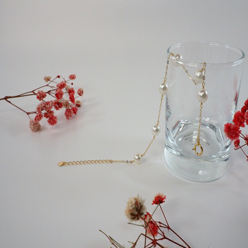 【ふるさと納税】＜ 甲府ジュエリー ＞ ブレスレット ジュエリー アクセサリー おしゃれ レディース K18 イエローゴールド あこや真珠 パール 6.0mm 6ピース ジュエリーケース付 保証書付 k111-020 サムネイル2