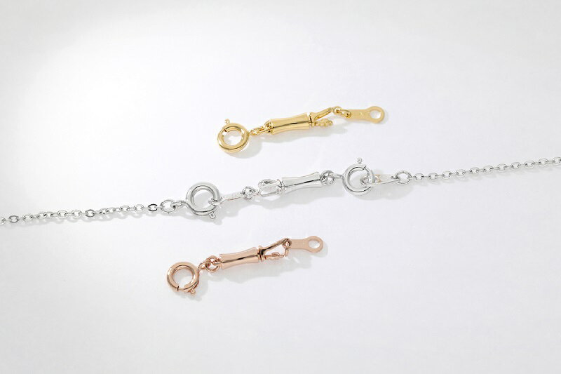 【ふるさと納税】＜ 甲府ジュエリー ＞ 留め金具 後付け ネックレス ペンダント ジュエリー レディース アクセサリー 着脱3秒 シルバー 選べるカラー 全3種 23金メッキ ロジウムメッキ ピンクゴールド ケース付 保証書付 k118-095 サムネイル2