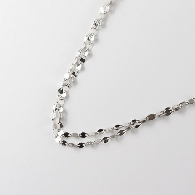 【ふるさと納税】＜ 甲府ジュエリー ＞ ネックレス プラチナ ペンダント ジュエリー アクセサリー レディース 2連 Pt ギフト プレゼント 誕生日 ジュエリーケース付 保証書付 k107-082 サムネイル2