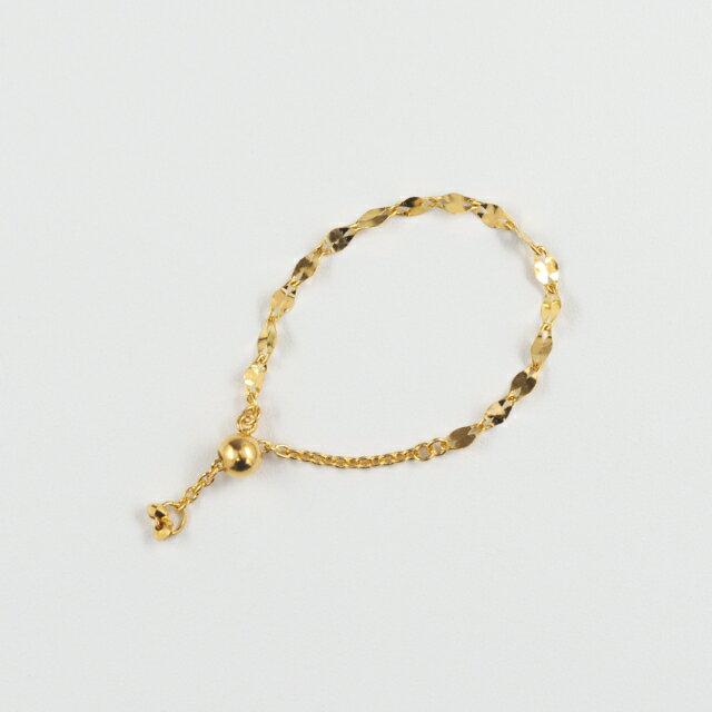 【ふるさと納税】＜ 甲府ジュエリー ＞ リング 指輪 ジュエリー アクセサリー レディース K24 ピュアゴールド ペタル チェーンリング フリーサイズ 黄金色 普段使い 重ね付け ギフト プレゼント 誕生日 ジュエリーケース 保証書付 k107-177 - 画像2