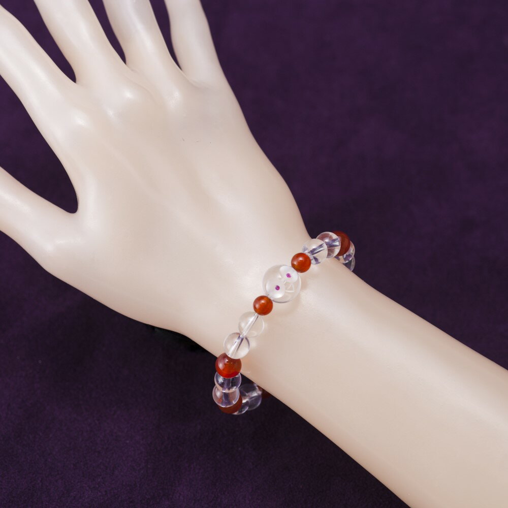 【ふるさと納税】ブレスレット ふくろう ルビー お守り 保証書付 k126-027 送料無料 サムネイル3