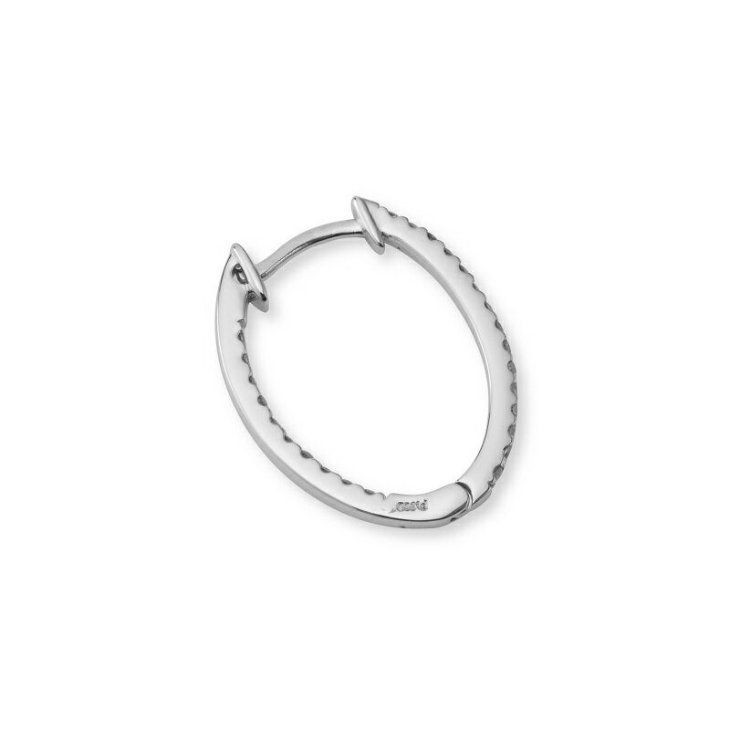 【ふるさと納税】＜ 甲府ジュエリー ＞ ピアス ダイヤモンド ジュエリー アクセサリー レディース おしゃれ 両耳用 Pt950 プラチナ エタニティ フープ 計0.50ct ギフト プレゼント 鑑別カード付 保証書付 k106-030 サムネイル3