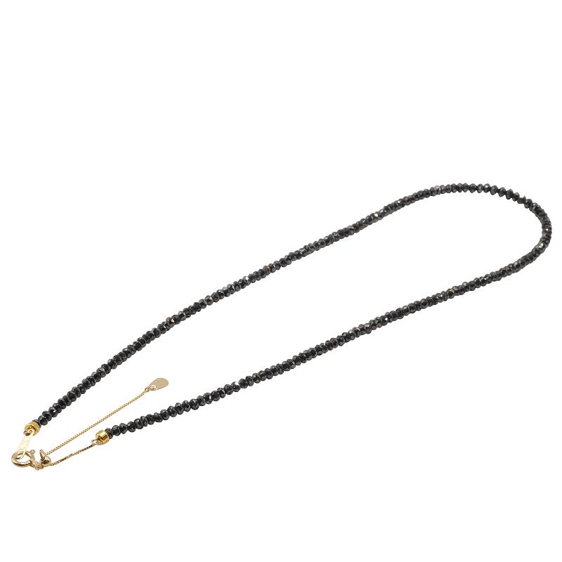 【ふるさと納税】＜ 甲府ジュエリー ＞ ネックレス ペンダント ダイヤモンド ジュエリー アクセサリー レディース メンズ ブラックダイヤ 30ct イエローゴールド K18 ギフト プレゼント 鑑別書付 k132-023 サムネイル3