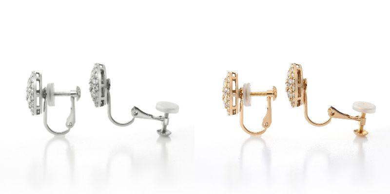 【ふるさと納税】＜ 甲府ジュエリー ＞ イヤリング ダイヤモンド 1.0ct ジュエリー レディース アクセサリー 選べる地金 PT900 プラチナ K18 イエローゴールド パヴェ ラウンド エレガント ネジバネ式 ギフト プレゼント ジュエリーケース付 鑑別書付 保証書付 k121-053 サムネイル3