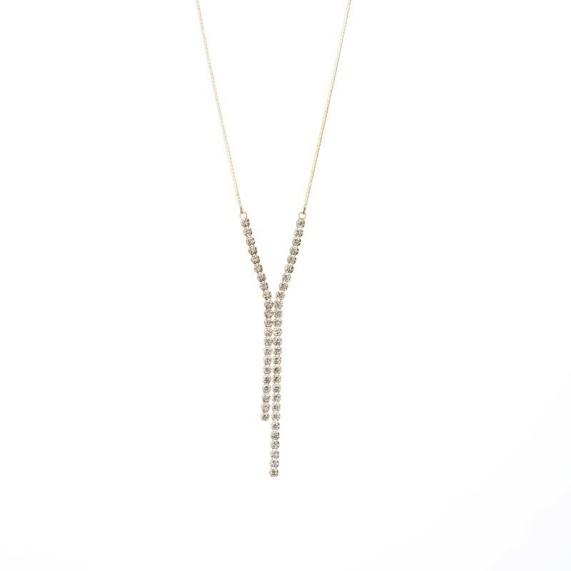 【ふるさと納税】＜ 甲府ジュエリー ＞ ネックレス ペンダント ジュエリー レディース アクセサリー ダイヤモンド 1.0ct 天然 選べる地金 3種 K18 イエローゴールド ピンクゴールド プラチナ テニスチェーン Yライン ギフト プレゼント ケース付 鑑別書付 保証書付 k121-095 サムネイル3