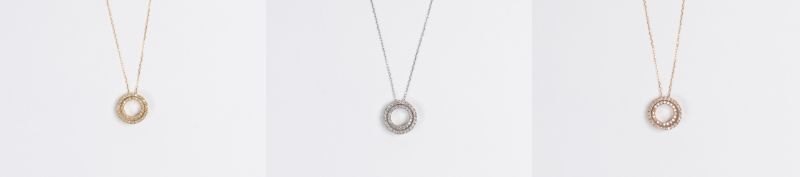 【ふるさと納税】 ネックレス ペンダント ジュエリー レディース アクセサリー ダイヤモンド 0.3ct 選べる地金 K18 PT900 イエローゴールド プラチナ ピンクゴールド シンプル サークル リバーシブル ギフト プレゼント ジュエリーボックス 鑑別書付 保証書付 k160-033 サムネイル2