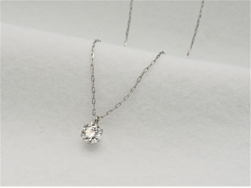 【ふるさと納税】＜ 甲府ジュエリー ＞ ネックレス ペンダント レディース ジュエリー アクセサリー プラチナ ラボグロウンダイヤモンド 人工ダイヤモンド 0.5ct ジュエリーケース付 鑑定書付 保証書付 k163-001 サムネイル2