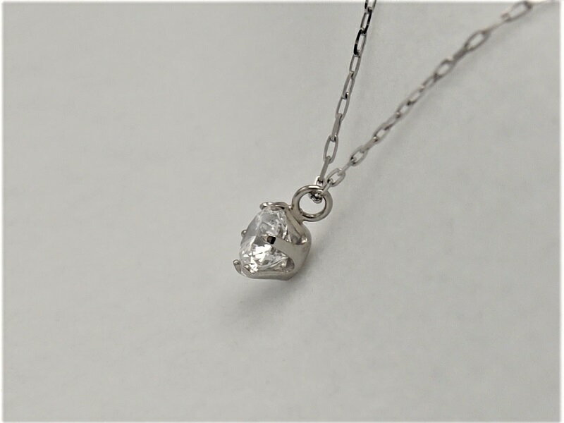 【ふるさと納税】＜ 甲府ジュエリー ＞ ネックレス ペンダント レディース ジュエリー アクセサリー プラチナ ラボグロウンダイヤモンド 人工ダイヤモンド 0.5ct ジュエリーケース付 鑑定書付 保証書付 k163-001 サムネイル3