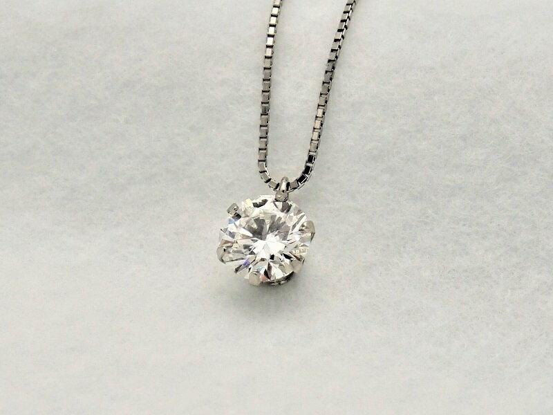 【ふるさと納税】＜ 甲府ジュエリー ＞ ネックレス ペンダント レディース ジュエリー アクセサリー プラチナ 人工ダイヤモンド1.0ct ジュエリーケース付 鑑定書付 保証書付 k163-003 サムネイル2