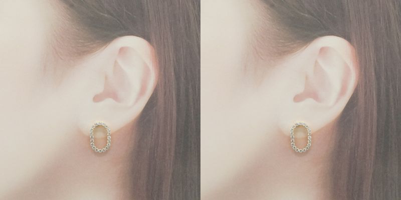 【ふるさと納税】＜ 甲府ジュエリー ＞ ピアス ジュエリー レディース アクセサリー ラボグロウン ダイヤモンド 人工ダイヤ 1.0ct 選べる地金 2種 プラチナ PT900 K18 イエローゴールド テニス 両耳用 ジュエリーケース付 鑑別書付 保証書付 k163-036 サムネイル3