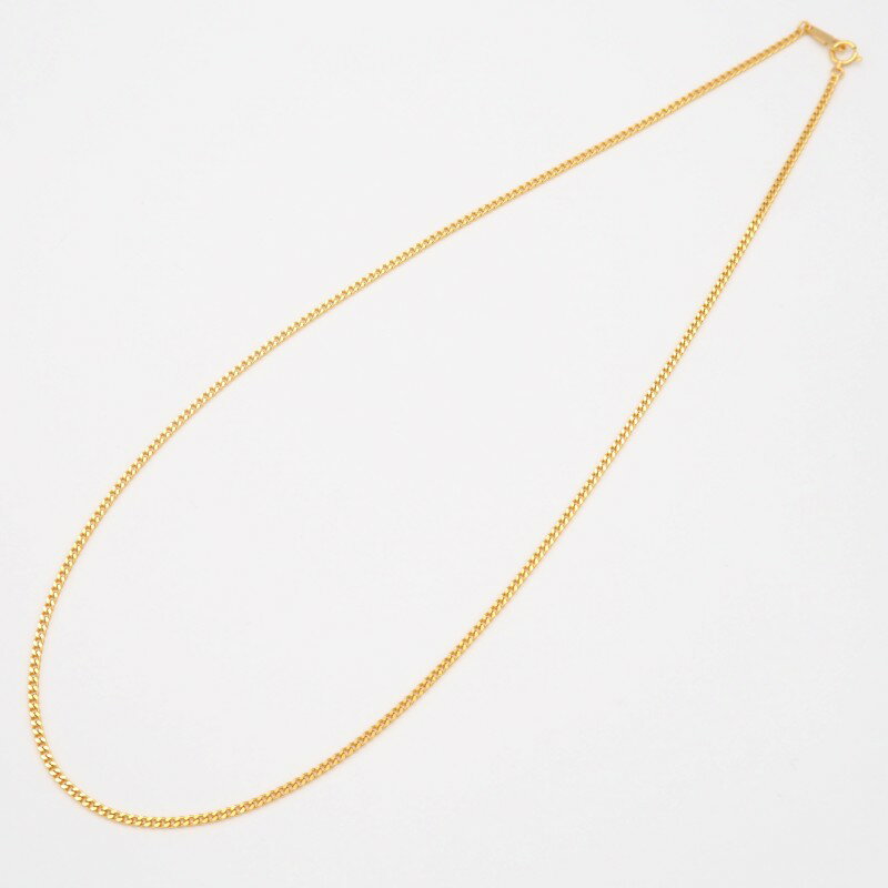 ＜ 甲府ジュエリー ＞ ネックレス ペンダント ジュエリー レディース メンズ アクセサリー K24 24金 純金 喜平 50cm オーソドックス 2面シングル 造幣局検定マーク ジュエリーケース付 保証書付 k168-119