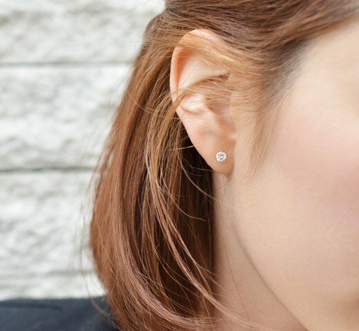 【ふるさと納税】＜ 甲府ジュエリー ＞ ピアス レディース ジュエリー アクセサリー プラチナ ダイヤモンド 0.5カラット シンプル ジュエリーケース付き ギフト ラッピング 贈り物 鑑別カード付 保証書付 k167-026 サムネイル3