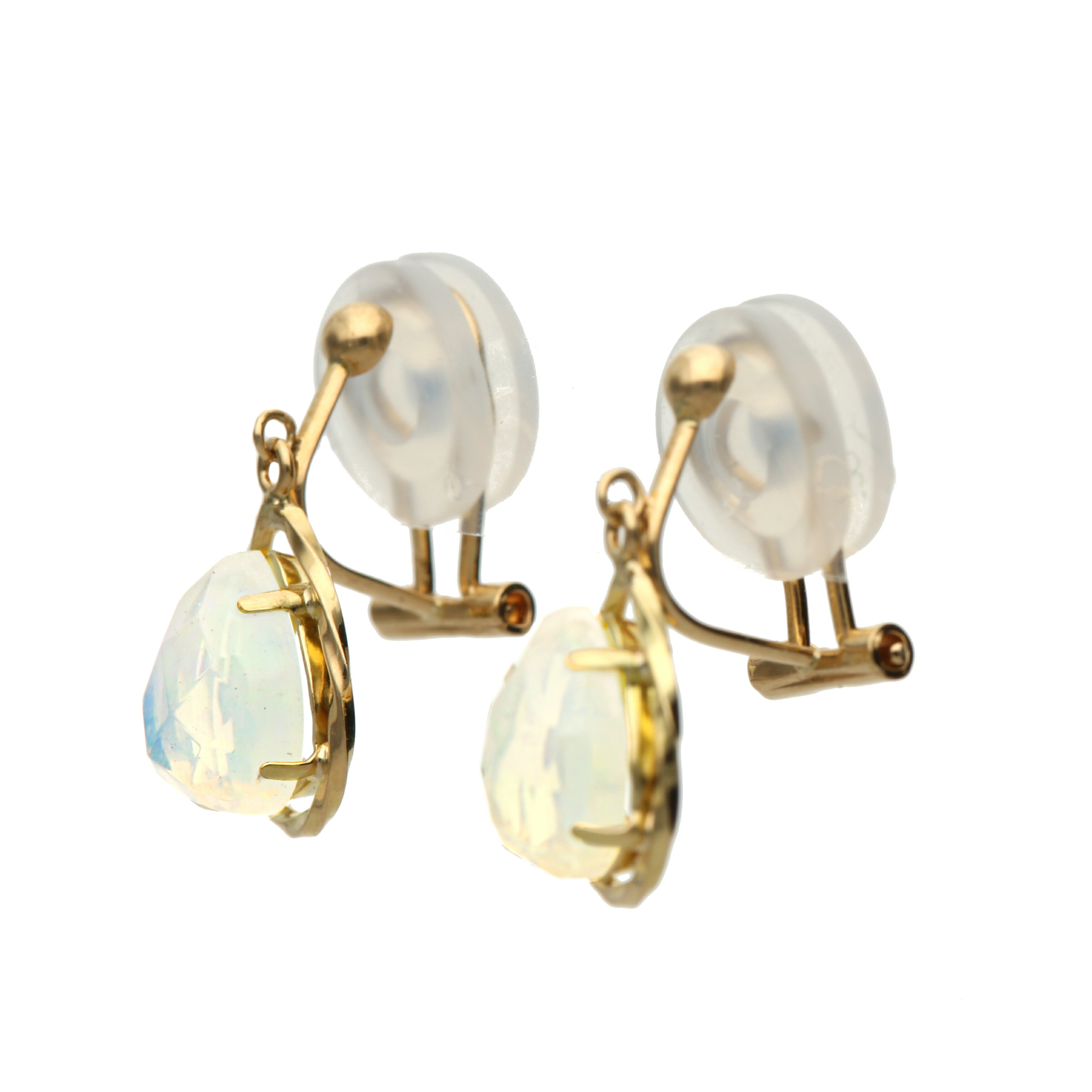 【ふるさと納税】＜ 甲府ジュエリー ＞ イヤリング ジュエリー アクセサリー レディース K18 イエローゴールド スウィング オパール ジュエリーケース付 保証書付 k187-001 サムネイル3