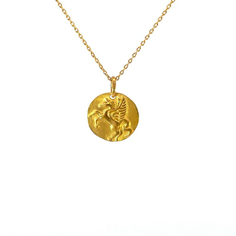 【ふるさと納税】＜ 甲府ジュエリー ＞ ネックレス ペンダント ジュエリー レディース アクセサリー 24金 オリジナル メダルペンダント リバーシブルデザイン ギフト プレゼント ジュエリーケース付 保証書付 k187-080 サムネイル3