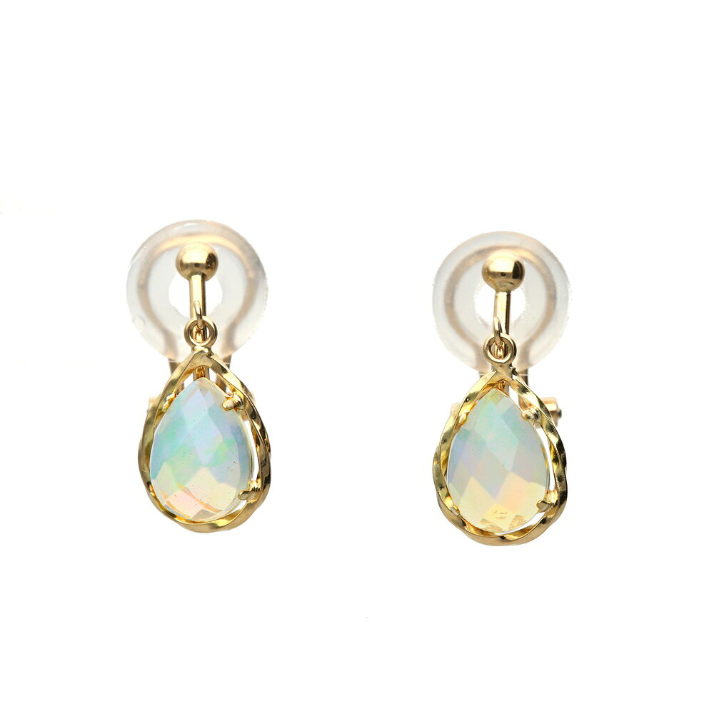 【ふるさと納税】＜ 甲府ジュエリー ＞ イヤリング ジュエリー アクセサリー レディース K18 イエローゴールド スウィング オパール ジュエリーケース付 保証書付 k187-001 サムネイル2