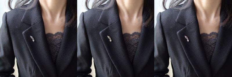 【ふるさと納税】 ブローチ ラペルピン メンズ レディース ユニセックス ジュエリー アクセサリー 天然 ダイヤモンド 計0.20ct 大粒 選べる地金 プラチナ イエローゴールド ピンクゴールド PT900 K18 フェザーモチーフ ギフト プレゼント ケース付 保証書付 k201-276 サムネイル3