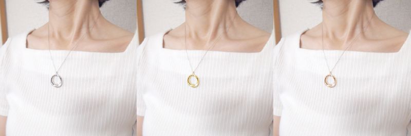 【ふるさと納税】＜ 甲府ジュエリー ＞ ペンダント ネックレス ジュエリー レディース アクセサリー 天然 ダイヤモンド 0.05ct 選べる 地金 プラチナ イエローゴールド ピンクゴールド ラウンドフォルム 揺れる ギフト プレゼント ケース付 鑑別書付 保証書付 k201-291 サムネイル3