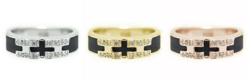 【ふるさと納税】 リング 指輪 ジュエリー レディース アクセサリー 天然 ダイヤモンド 0.08ct オニキス 選べる地金 PT900 プラチナ K18 イエローゴールド ピンクゴールド 魔除け 漆黒 ヒーリングストーン 幅広 中指 人差し指 ギフト プレゼント ケース付 保証書付 k201-306 サムネイル2