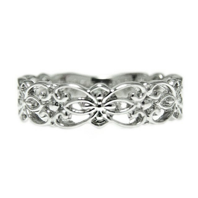 【ふるさと納税】＜ 甲府ジュエリー ＞ リング 指輪 ジュエリー レディース アクセサリー 選べる地金 PT900 プラチナ K18 イエローゴールド ピンクゴールド 透かし柄 アンティーク ギフト プレゼント ジュエリーケース付 鑑別書付 保証書付 k201-387 サムネイル3