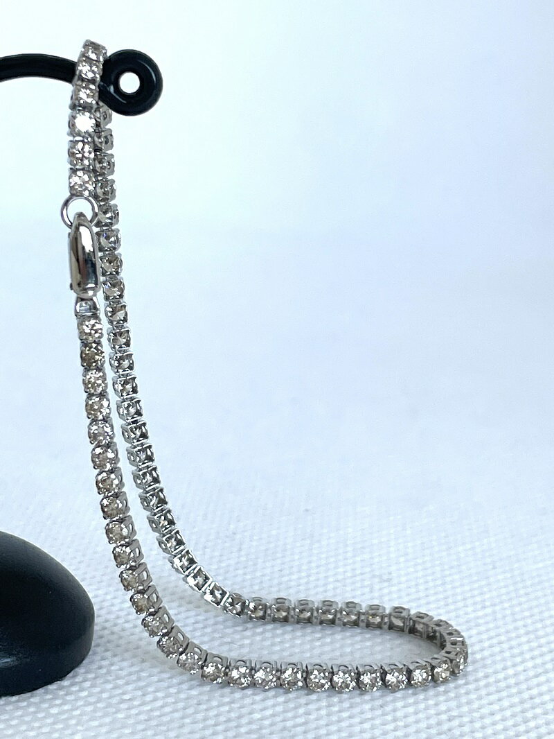 【ふるさと納税】＜ 甲府ジュエリー ＞ ブレスレット ダイヤモンド レディース メンズ ジュエリー アクセサリー テニスブレスレット ライトブラウン 3.0ct 天然 プラチナ PT900 Deliciae ギフト プレゼント ケース付 バッグ付 鑑別書付 保証書付 k137-055 サムネイル2