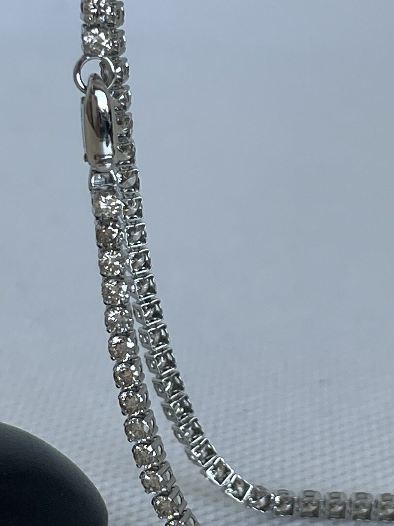 【ふるさと納税】＜ 甲府ジュエリー ＞ ブレスレット ダイヤモンド レディース メンズ ジュエリー アクセサリー テニスブレスレット ライトブラウン 3.0ct 天然 プラチナ PT900 Deliciae ギフト プレゼント ケース付 バッグ付 鑑別書付 保証書付 k137-055 サムネイル3