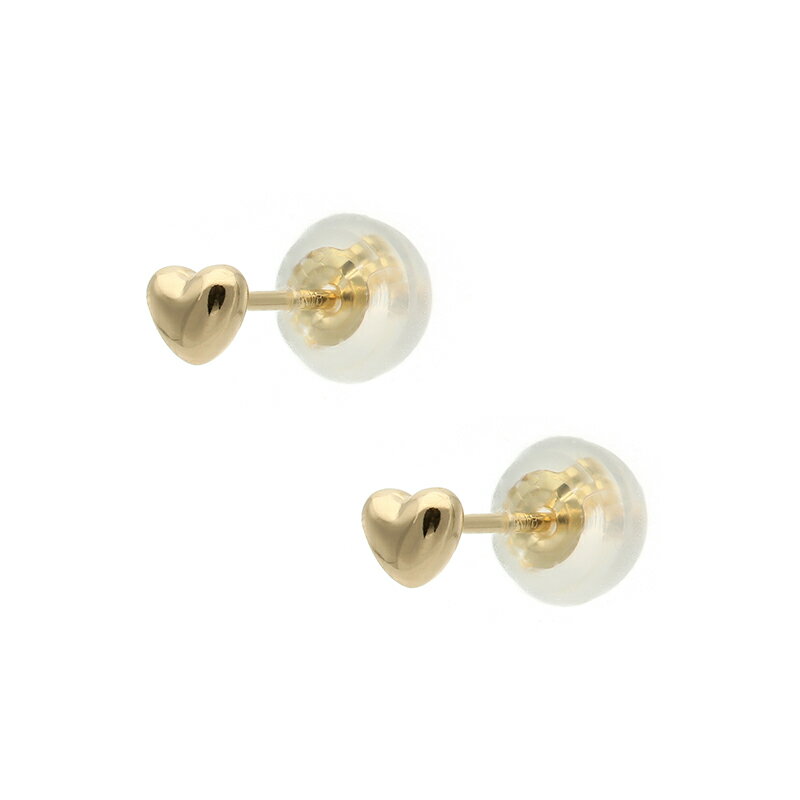 【ふるさと納税】＜ 甲府ジュエリー ＞ ピアス ジュエリー レディース アクセサリー K18 イエローゴールド ハート ミニマル 上品 シンプル 軽い ギフト プレゼント ジュエリーケース付 保証書付 k228-122 サムネイル3