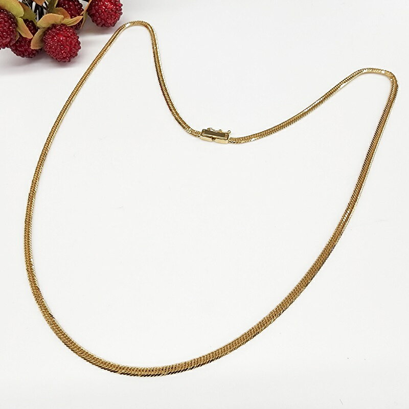 【ふるさと納税】＜ 甲府ジュエリー ＞ ネックレス ペンダント メンズ レディース ジュエリー アクセサリー 喜平 50cm K18 12面 トリプル イエローゴールド 造幣局検定マーク入 ギフト プレゼント 保証書付 ジュエリーケース付 k206-009 サムネイル3