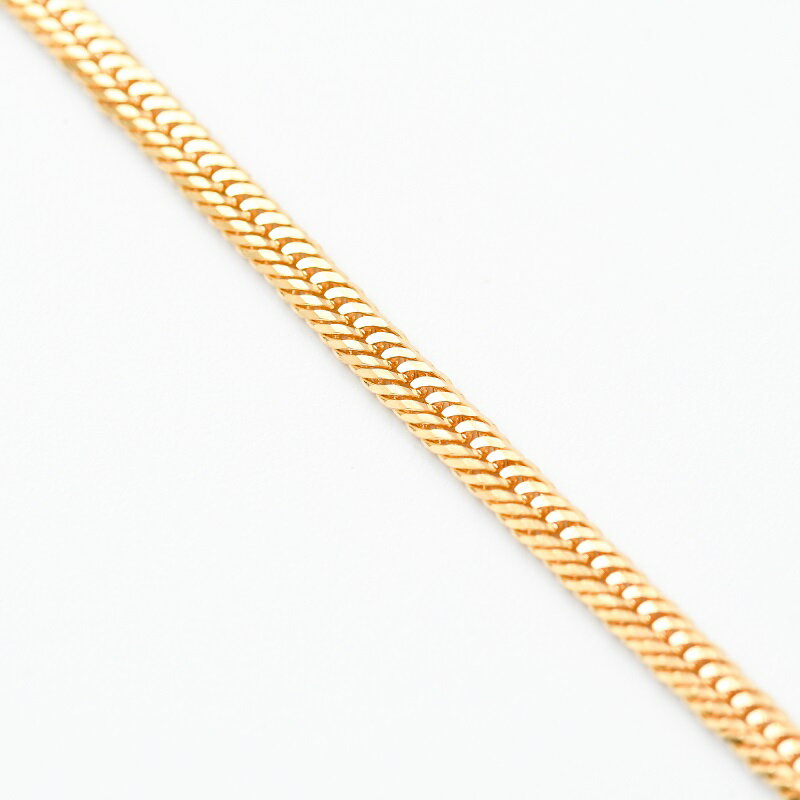 【ふるさと納税】＜ 甲府ジュエリー ＞ ブレスレット レディース メンズ ジュエリー アクセサリー K18 喜平 イエローゴールド 12面トリプルカット 16cm 造幣局検定刻印入 キヘイ チェーン 中折れ金具 シンプル ギフト プレゼント ジュエリーケース付 保証書付 k206-021 サムネイル3