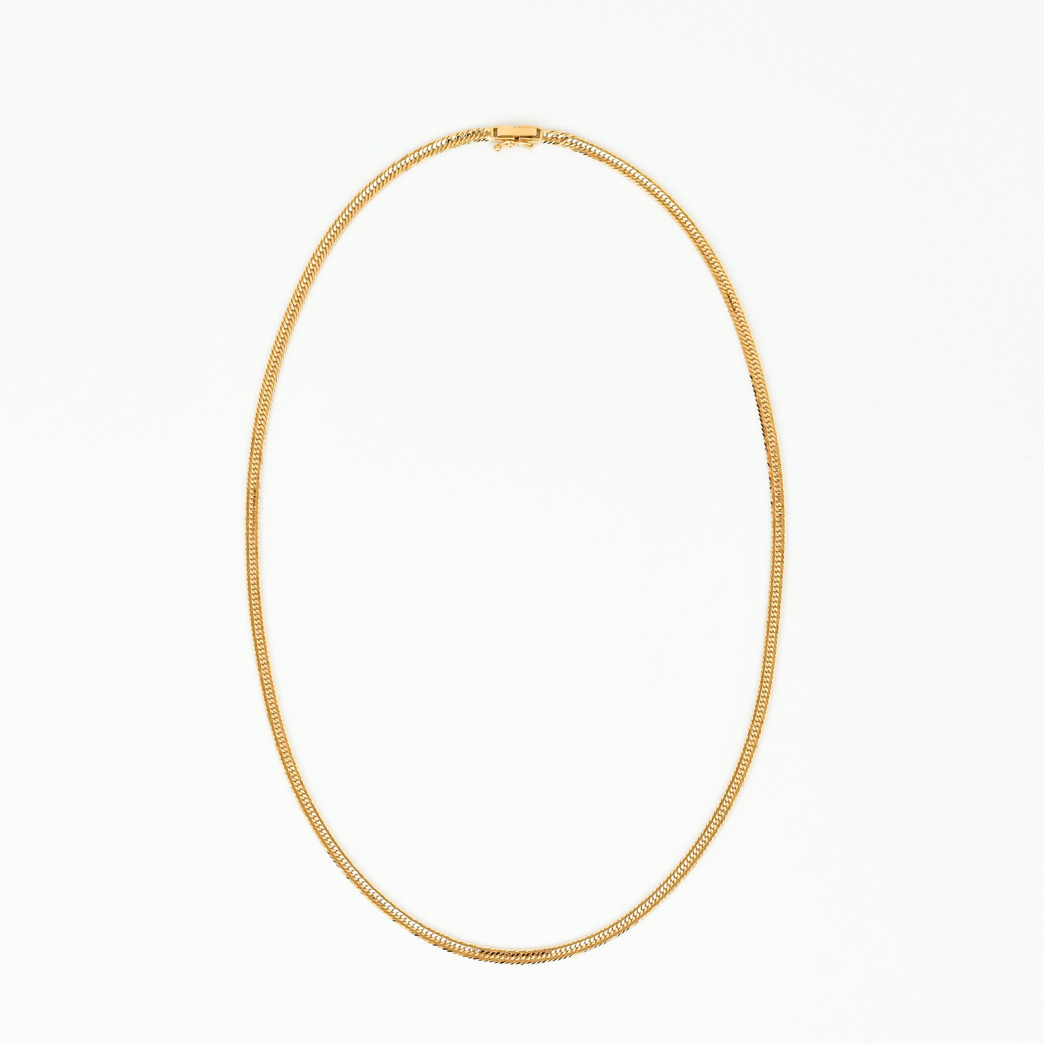 【ふるさと納税】＜ 甲府ジュエリー ＞ ネックレス レディース メンズ ジュエリー アクセサリー K18 喜平 イエローゴールド 12面トリプル 45cm 造幣局検定刻印入 喜平ネックレス チェーン 中折れ金具 シンプル ギフト プレゼント ジュエリーケース付 保証書付 k206-024 サムネイル2