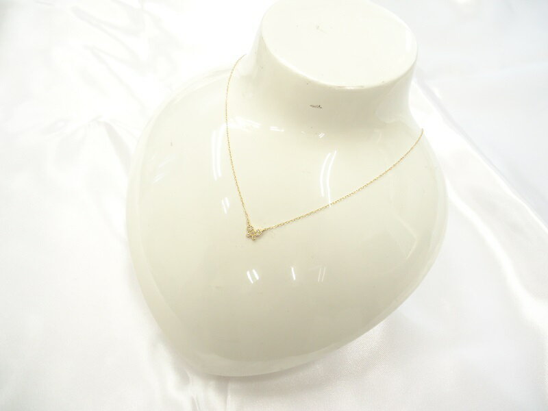 【ふるさと納税】＜ 甲府ジュエリー ＞ ペンダント ネックレス レディース ジュエリー アクセサリー ダイヤモンド 0.12ct K18 イエローゴールド YG 蝶 ギフト プレゼント ジュエリーケース付 鑑別書付 保証書付 k123-031 サムネイル3