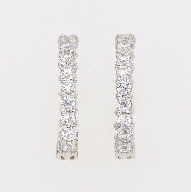 【ふるさと納税】＜ 甲府ジュエリー ＞ イヤリング ピアス ジュエリー レディース アクセサリー ダイヤモンド 0.20ct プラチナ イヤーカフ ギフト プレゼント ジュエリーケース付 保証書付 k181-032 サムネイル2