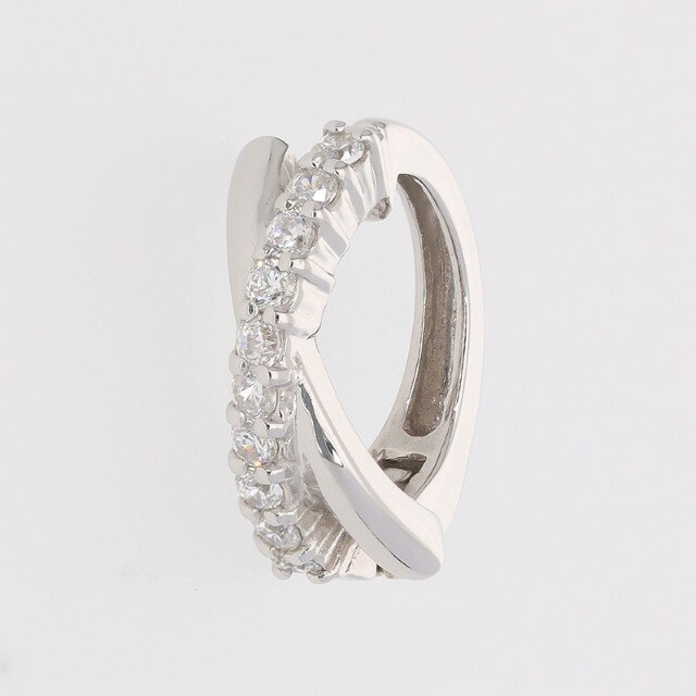 【ふるさと納税】＜ 甲府ジュエリー ＞ イヤリング ピアス ジュエリー レディース アクセサリー ダイヤモンド 0.20ct プラチナ イヤーカフ ギフト プレゼント ジュエリーケース付 保証書付 k181-034 サムネイル3