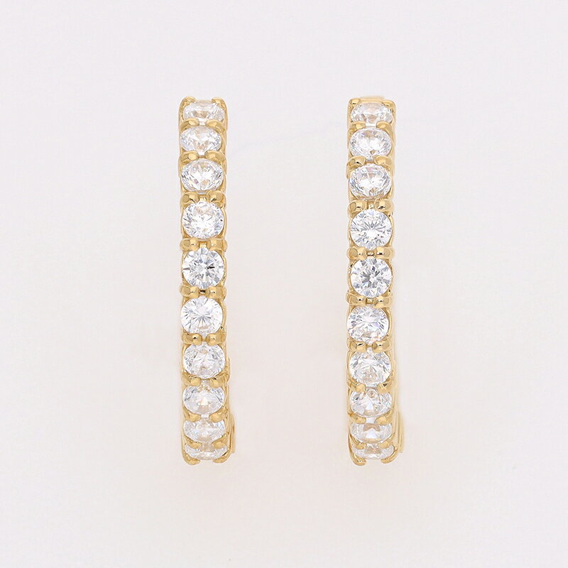 【ふるさと納税】＜ 甲府ジュエリー ＞ イヤリング ピアス ジュエリー レディース アクセサリー 天然 ダイヤモンド 0.40ct K18 イエローゴールド ギフト プレゼント ジュエリーケース付 保証書付 k181-037 サムネイル2