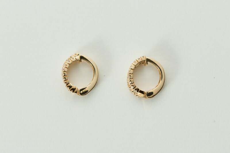 【ふるさと納税】＜ 甲府ジュエリー ＞ イヤリング ピアス ジュエリー レディース アクセサリー ダイヤモンド 0.40ct K18 YG 18金 イエローゴールド イヤーカフ ギフト プレゼント ジュエリーケース付 保証書付 k181-014 サムネイル3
