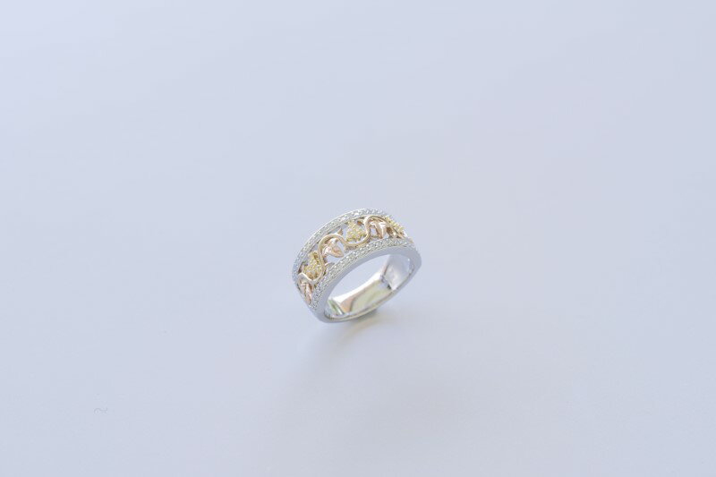 【ふるさと納税】＜ 甲府ジュエリー ＞ リング 指輪 ジュエリー レディース アクセサリー ダイヤモンド 0.4ct K18 18金 イエローゴールド ピンクゴールド プラチナ アラベスク ギフト プレゼント ジュエリーケース付 保証書付 k239-021 サムネイル3