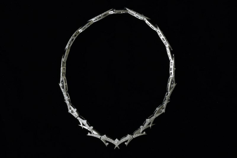 【ふるさと納税】＜ 甲府ジュエリー ＞ ペンダント ネックレス ジュエリー レディース アクセサリー ダイヤモンド 6.5ct プラチナ 露芝紋 モチーフ ギフト プレゼント ジュエリーケース付 保証書付 k239-024 サムネイル2